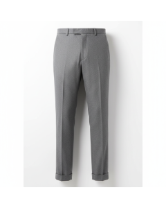Pantalon tailleur slim laine mélangée Business - Gris chiné - L