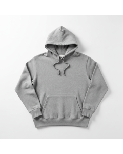 Sweat à capuche Bio Essential - Gris chiné - S
