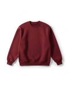 Sweatshirt col rond Logo urbain - Bordeaux - 3XL