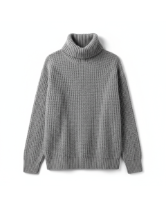 Ribbed wool turtleneck jumper Montagne