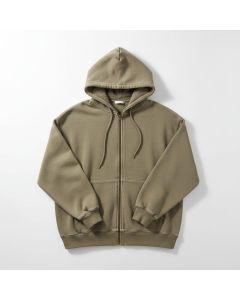Oversized full-zip hoodie Street