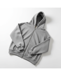 Hoodie oversize zippé Street - Gris chiné - XXL