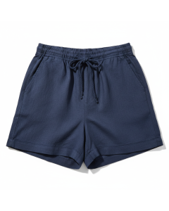 Short en lin décontracté Côte