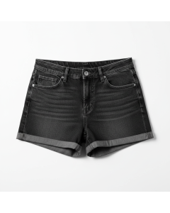 Short en jean délavé Summer - Noir - XXL