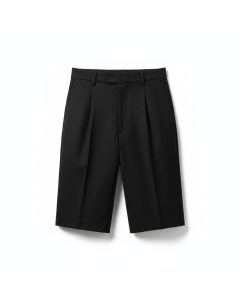 Short tailleur à pinces Élégance - Noir - XXL
