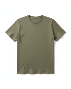 T-shirt col rond coton bio Essentiel - Kaki - XXL