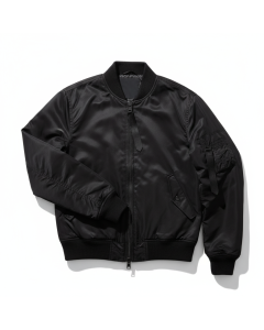 Veste bomber en nylon Aviator - Noir - L