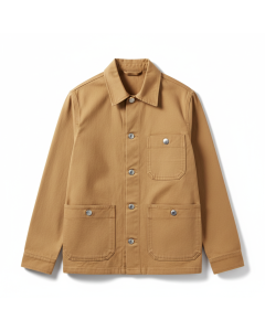 Veste de travail en denim Atelier - Camel - XL