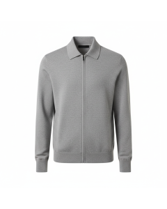 Veste en maille Milano Relax - Gris chiné - L