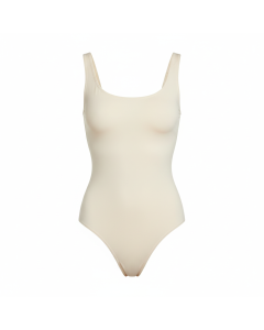 Silhouette sculpting microfibre bodysuit