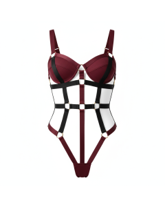 Fetish Chic elastic harness bodysuit