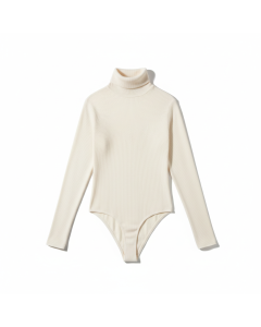 Seconde Peau fine-knit turtleneck bodysuit
