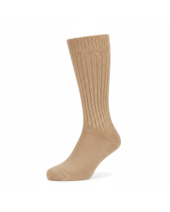 Chaussettes hautes en laine côtelée Highlands
