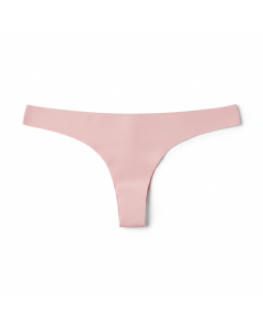 String en microfibre Seconde Peau - Rose poudré - XS