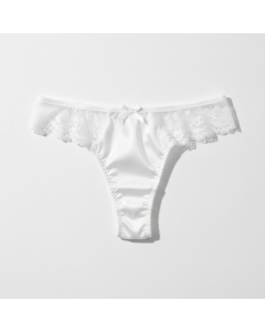 Tanga aus Spitze und Satin Opéra