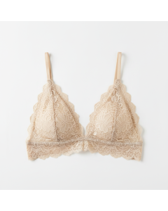 Poème floral lace triangle bralette