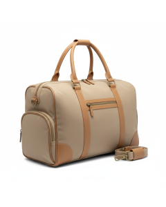 Wochenend-Reisetasche aus Leder und Canvas Explorer
