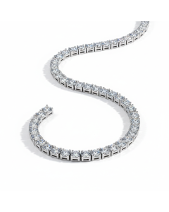 Tennis-Collier mit Zirkonia Éternité