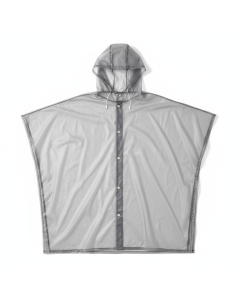 Cape de pluie imperméable City Rain - Gris chiné - S