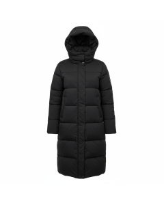Doudoune longue cocooning Polaire - Noir - M
