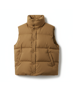 Doudoune oversize sans manches Puffer Vest - Kaki - XXL