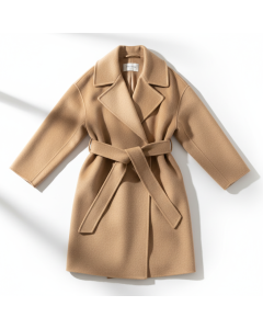 Manteau oversize ceinturé Cocooning