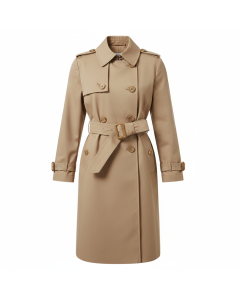 Trench classique en gabardine Intemporel