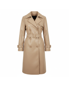 Trench en cuir vegan Audace