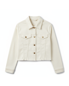 Cropped-Jeansjacke Damen Spring