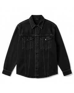 Surchemise en denim épais Worker - Noir - M