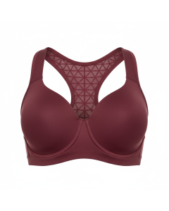 Brassière à impact élevé Intense - Bordeaux - M