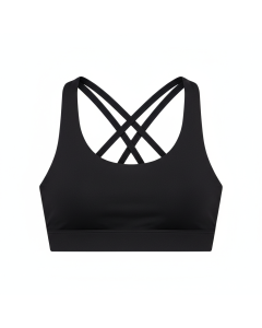 Brassière croisée dos ouvert Open Back - Noir - S