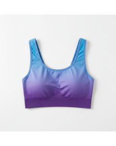 Brassière seamless teintée Ombré - Rose poudré - XS