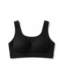 Brassière coton bio doux Active Eco - Noir - M