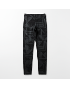 Legging 7/8 à motif géométrique Dynamic - Noir - XS
