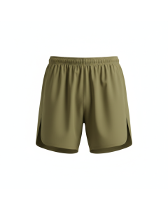 Short de running fendu Track - Kaki - XL