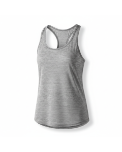 Débardeur racerback en mesh Ventilation - Gris chiné - L
