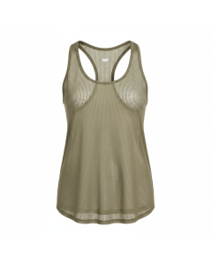 Débardeur racerback en mesh Ventilation - Kaki - L