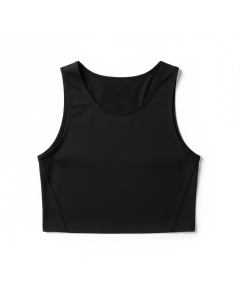 Top crop sans manches Muscle Sculpt - Noir - XS