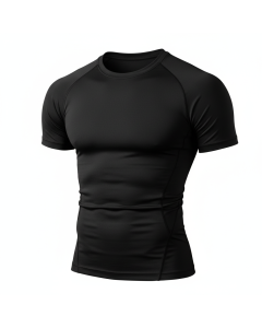 T-shirt compression manches courtes Pro Fit - Noir - M