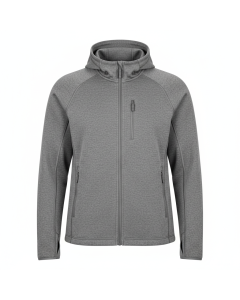 Hoodie zippé technique Warm-Up - Gris chiné - S