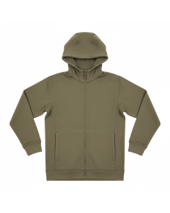 Hoodie zippé technique Warm-Up - Kaki - S