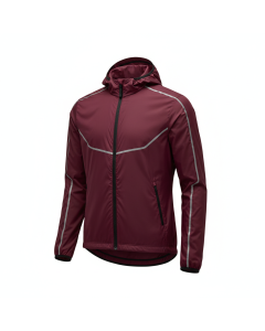 Veste running réfléchissante Night Runner - Bordeaux - XXL