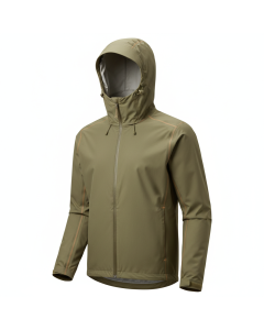 Veste imperméable running 3 couches Torrent - Kaki - L
