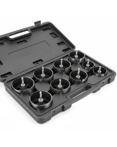 8-piece wood hole saw set 25-65 mm