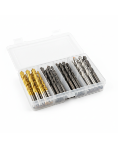 30-piece mixed drill bit set metal + wood + concrete