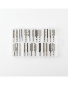 Jeu 15 lames scie sauteuse assorties bois/métal