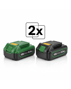 ForceMax 18V 5,0 Ah 2er-Pack (36V-kompatibel)