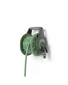 Wall-mounted auto-rewind hose reel 25 m VerdoyJardin