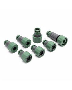 Quick-connect fitting set Ø 15 mm (5 pieces) VerdoyJardin